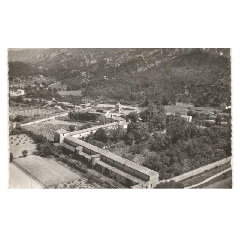SAINT-REMY-de-PROVENCE: vue générale, cloître saint-paul de mansole vue aérienne 10X15 - très bon état