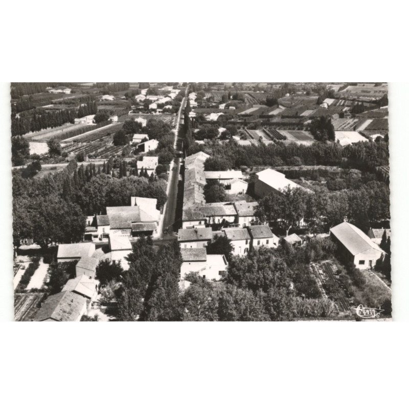 PLAN-D'ORGON: vue générale vue aérienne 10X15 - très bon état