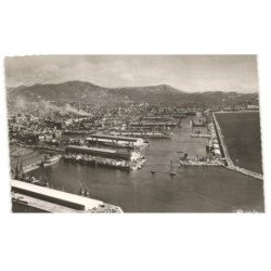 MARSEILLE: sur les bassins du port de la joliette vue aérienne 10X15 - très bon état