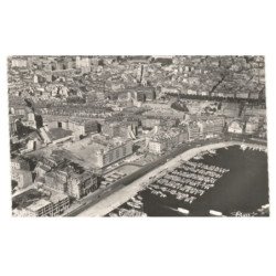MARSEILLE: du vieux port, le quai du vieux port vue aérienne 10X15 - très bon état