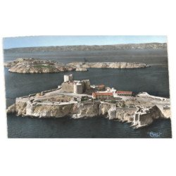MARSEILLE: le château d'if vue aérienne 10X15 - très bon état