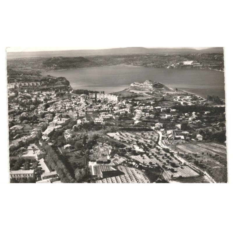 ISTRES: étang des oliviers vue aérienne 10X15 - très bon état