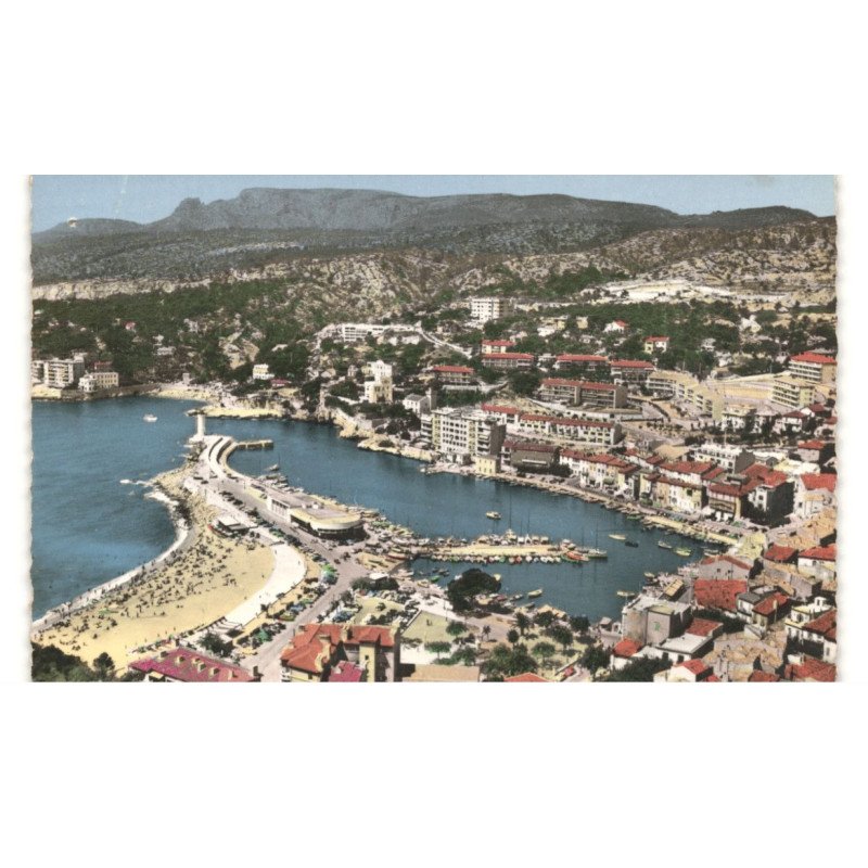 CASSIS: vue générale vue aérienne 10X15 - très bon état