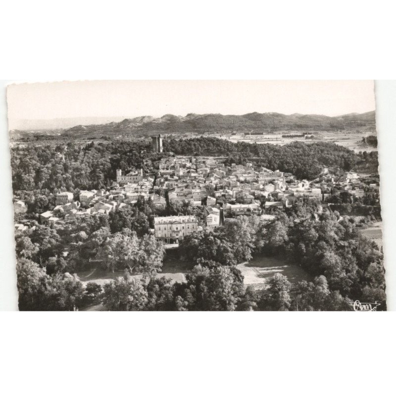 BARBENTANE: vue panoramique vue aérienne 10X15 - très bon état