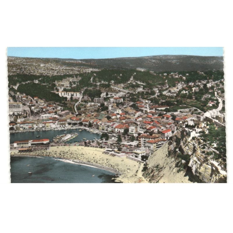 CASSIS: vue panoramique vue aérienne 10X15 - très bon état