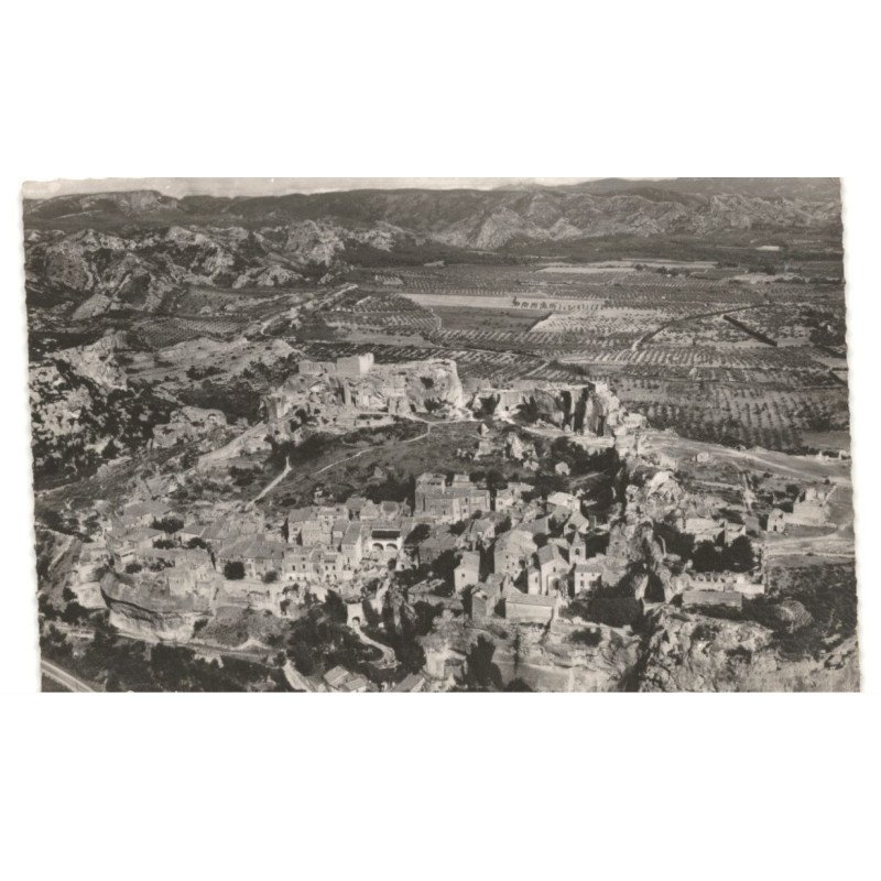 LES BAUX: vue générale vue aérienne 10X15 - état