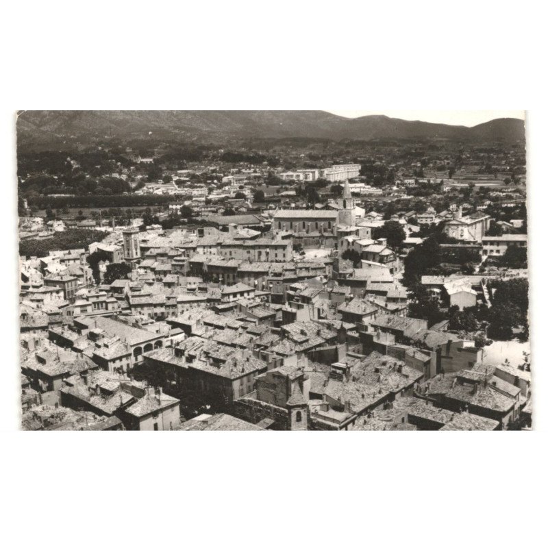 AUBAGNE: vue générale vue aérienne 10X15 - très bon état