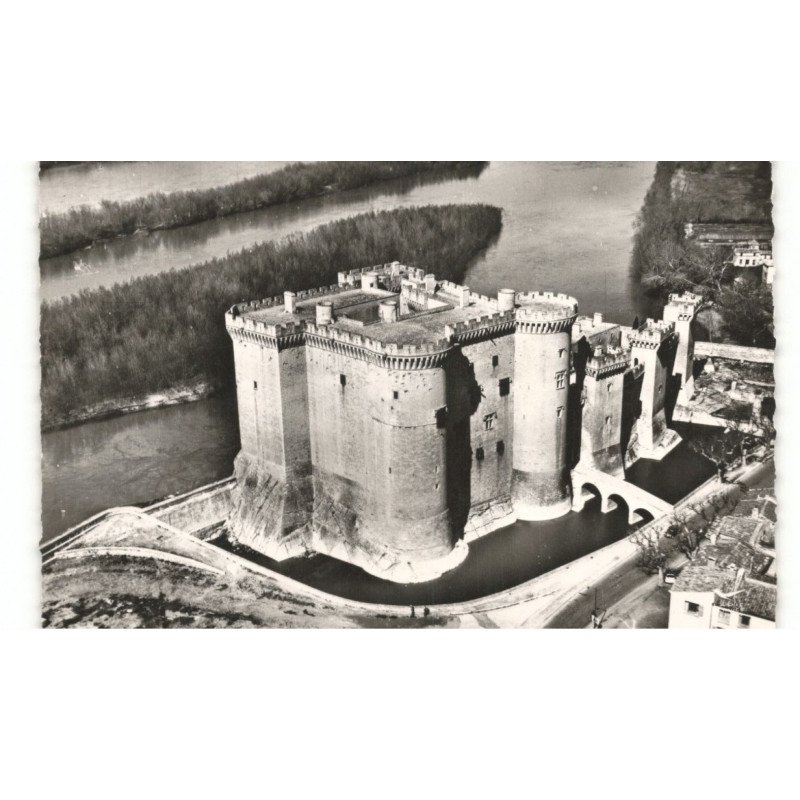 TARASCON: château du roi rené vue aérienne 10X15 - très bon état