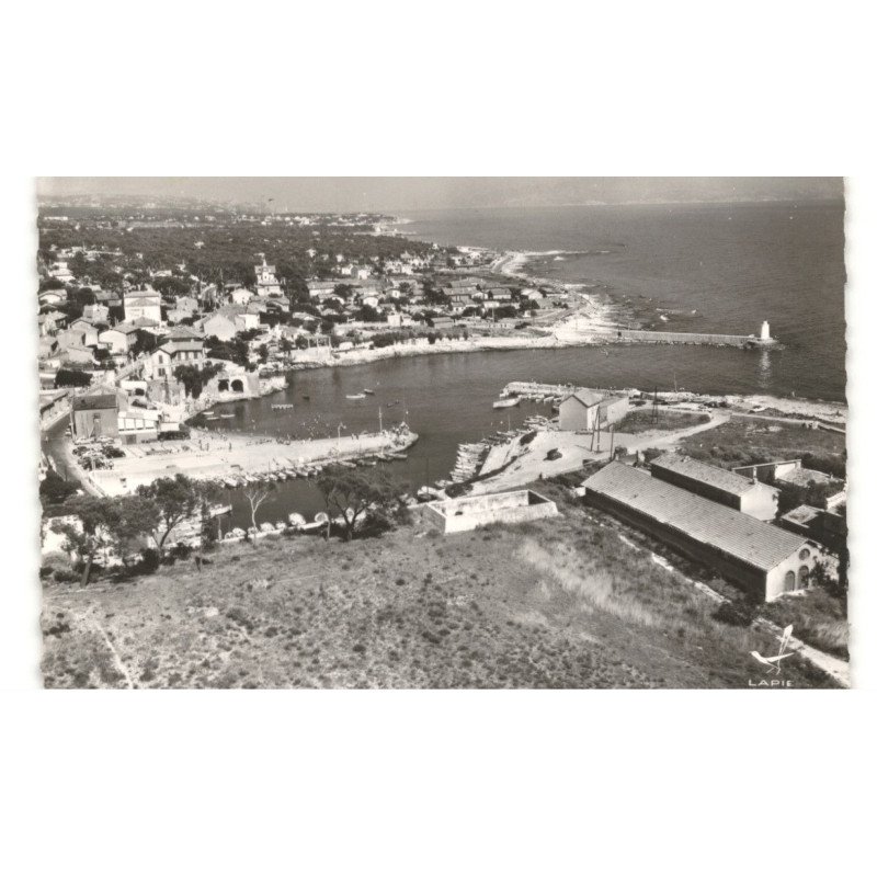 SAUSSET-les-PINS: le port vue aérienne 10X15 - très bon état