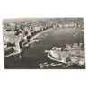 MARSEILLE: l'entrée du vieux port à gauche le quartier port vue aérienne 10X15 - très bon état