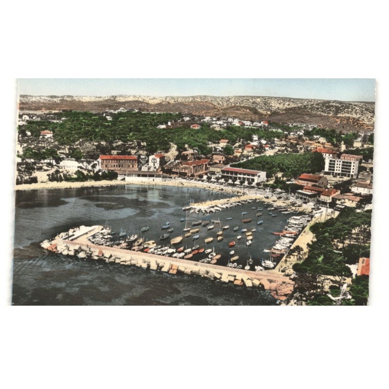 CARRY-LE-ROUET: vue générale, le port vue aérienne 10X15 - très bon état