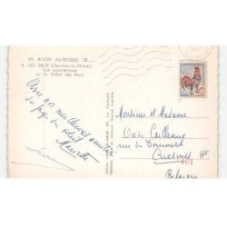 LES BAUX: la vallée des baux vue aérienne 10X15 - très bon état