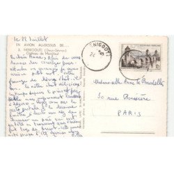MENIGOUTE: château de montifaut vue aérienne 10X15 - très bon état