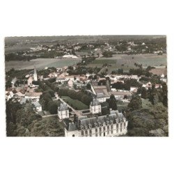 LE TREMBLAY-sur-MAULDRE: le château vue générale vue aérienne 10X15 - très bon état