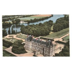 ROSNY-sur-SEINE: le château de sully début 17e siècle vue aérienne 10X15 - très bon état