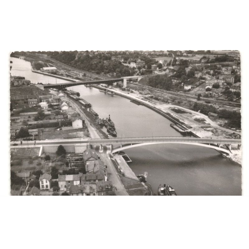 CONFLANS-SAINTE-HONORINE vue aérienne 10X15 - très bon état