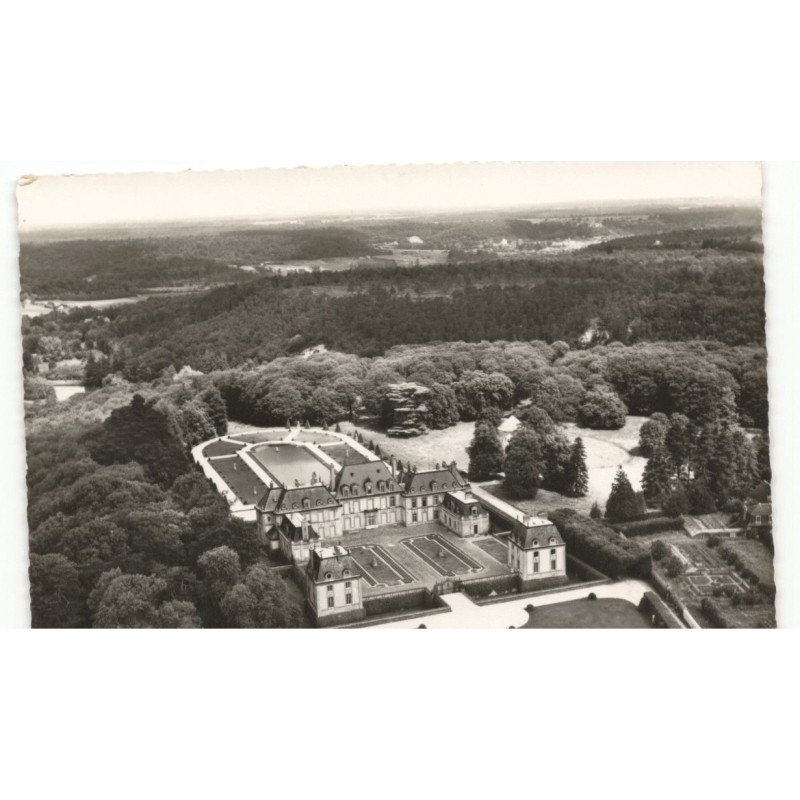 CHOISIEL: le château de breteuil vue aérienne 10X15 - très bon état