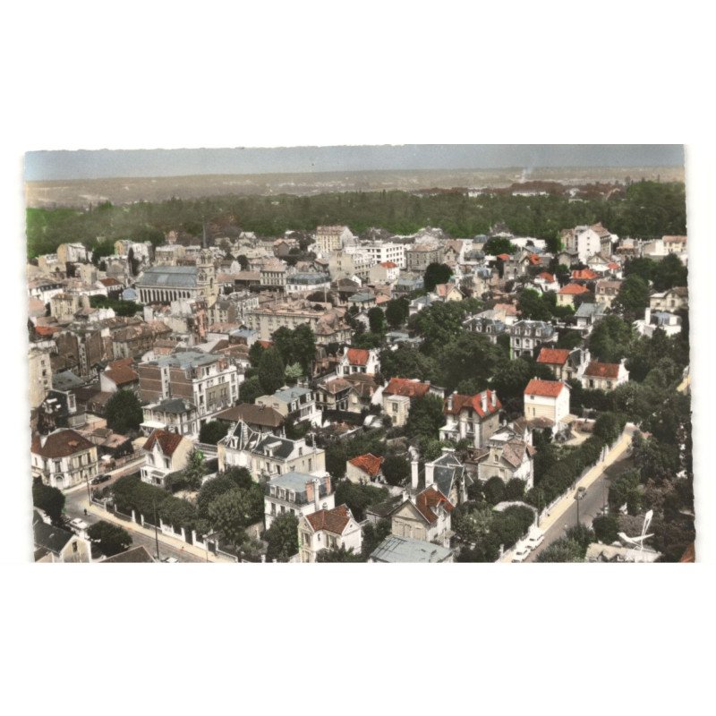 LE VESINET: vue générale vue aérienne 10X15 - très bon état