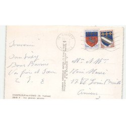 CHANTELOUP-les-VIGNES: vue générale vue aérienne 10X15 - très bon état