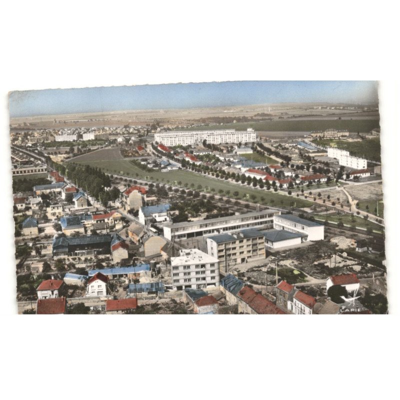 TRAPPES: vue panoramique vue aérienne 10X15 - très bon état