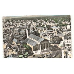 SAINT-GERMAIN-en-LAYE: l'église vue aérienne 10X15 - état