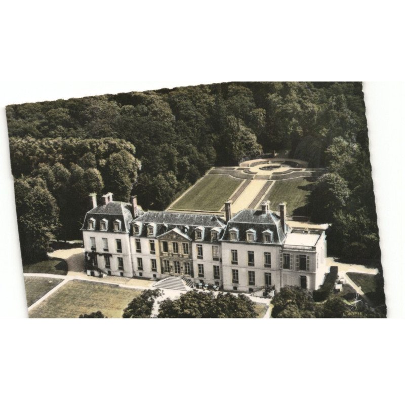 SAINT-NOM-la-BRETECHE: le château vue aérienne 10X15 - très bon état