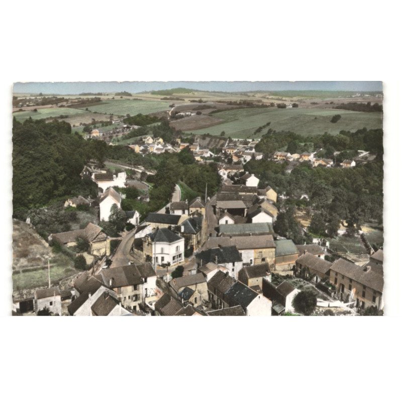 OINVILLE: vue générale vue aérienne 10X15 - très bon état