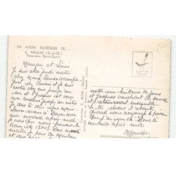 MEULAN: panorama nord-ouest vue aérienne 10X15 - très bon état