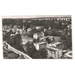 LOUVECIENNES: vue panoramique vue aérienne 10X15 - très bon état