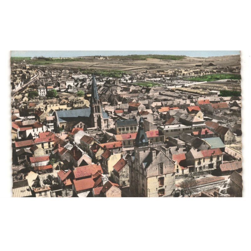 LIMAY: vue générale vue aérienne 10X15 - très bon état