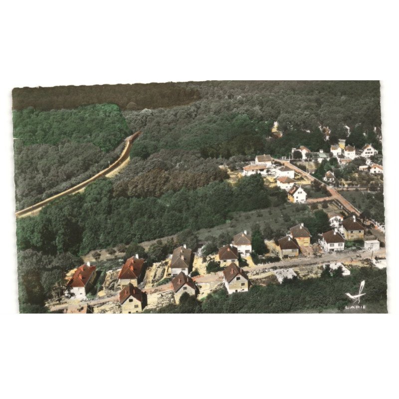 L'ETANG-la-VILLE: le chemin des huttes et rue de la haute pierre vue aérienne 10X15 - très bon état