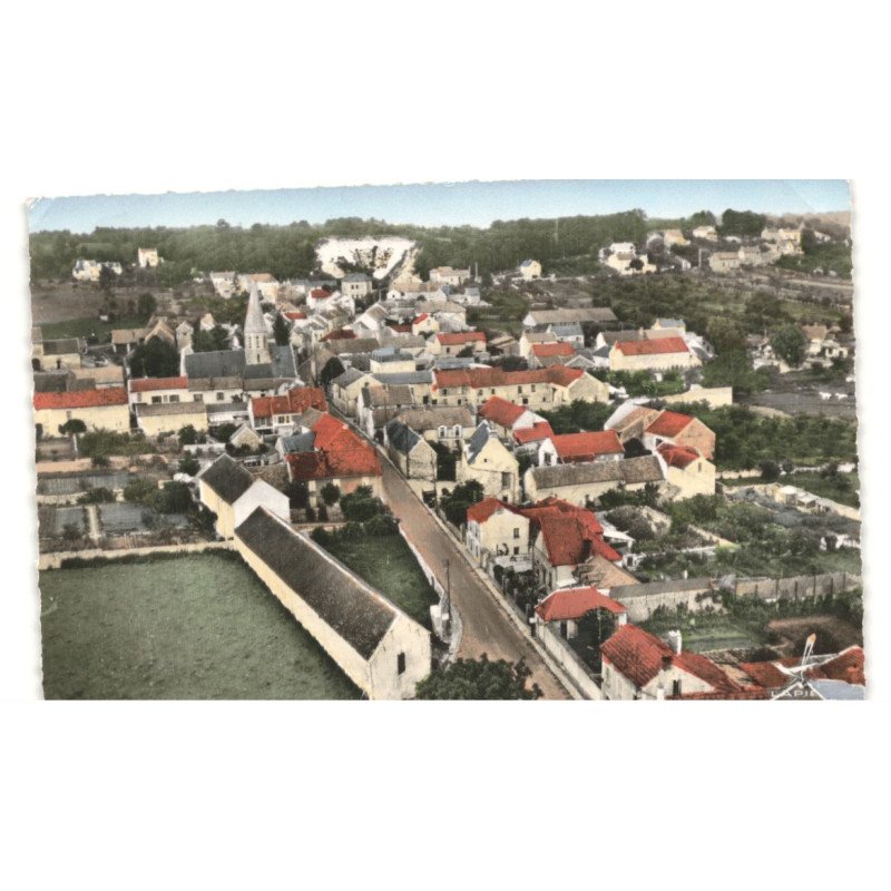 FEUCHEROLLES: vue générale vue aérienne 10X15 - très bon état