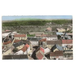 LES ESSARTS-le-ROI: le centre vue aérienne 10X15 - très bon état