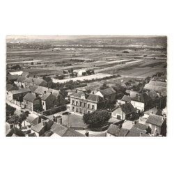 FLINS: la mairie vue aérienne 10X15 - très bon état