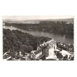 CONFLANS-SAINTE-HONORINE: le château du prieuré vue aérienne 10X15 - très bon état