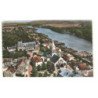 CONFLANS-SAINTE-HONORINE: l'église et le château quai des martyrs vue aérienne 10X15 - très bon état