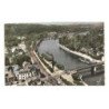 BOUGIVAL: le pont vue aérienne 10X15 - très bon état