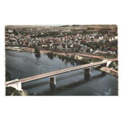 BONNIERES: le pont vue aérienne 10X15 - très bon état