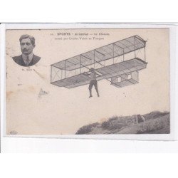 TOUQUET: sports, aviation, le chanute monté par charles voisin au touquet - très bon état