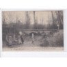FAUQUEMBERGUE: le pont du chemin de fer et pêche à la truite - très bon état