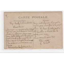 CLAYE SOUILLY : carte photo de militaires (gendarmes) pendant les grèves (voir texte) - très bon état
