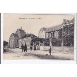 AUTOUILLET : la place, montreurs d'ours - etat