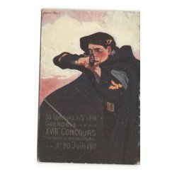 MILITAIRES CHASSEURS ALPINS: 30 concours de tir, grenoble, 1er au 20 juin 1911 - état