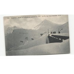 MILITAIRE CHASSEURS ALPINS: route de la grave au lautaret en hiver, le pic des trois-evèchés - très bon état