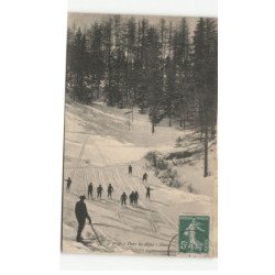 MILITAIRES CHASSEURS ALPINS: dans les alpes skieurs - très bon état