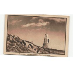MILITAIRES CHASSEURS ALPINS: monument aux diables bleus au grand-ballon - très bon état