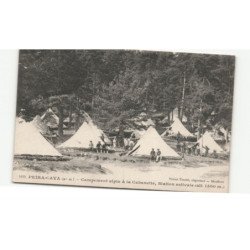 MILITAIRES CHASSEURS ALPINS: peira-cava, campemant alpin à la cabanette, station estivale - très bon état