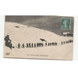 MILITAIRE CHASSEURS ALPINS: marches d'hiver - très bon état