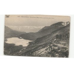 MILITAIRE CHASSEURS ALPINS: lac et col du mont cenis vue de la turra - très bon état
