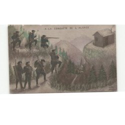 MILITAIRE CHASSEURS ALPINS:  a la conquête de l'alsace - très bon état